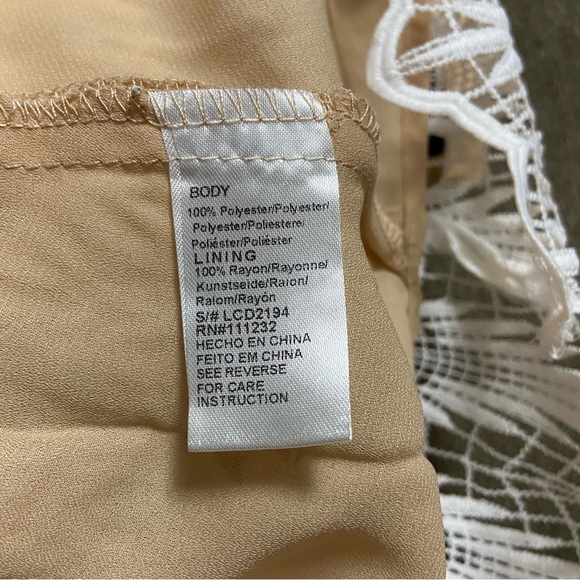 Lucca Couture Lace Crochet Bohemian Dress Cream - Picture 14 of 16